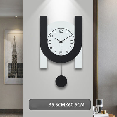 Creative Fashion Home Net Red No Punch Now Wall Clock